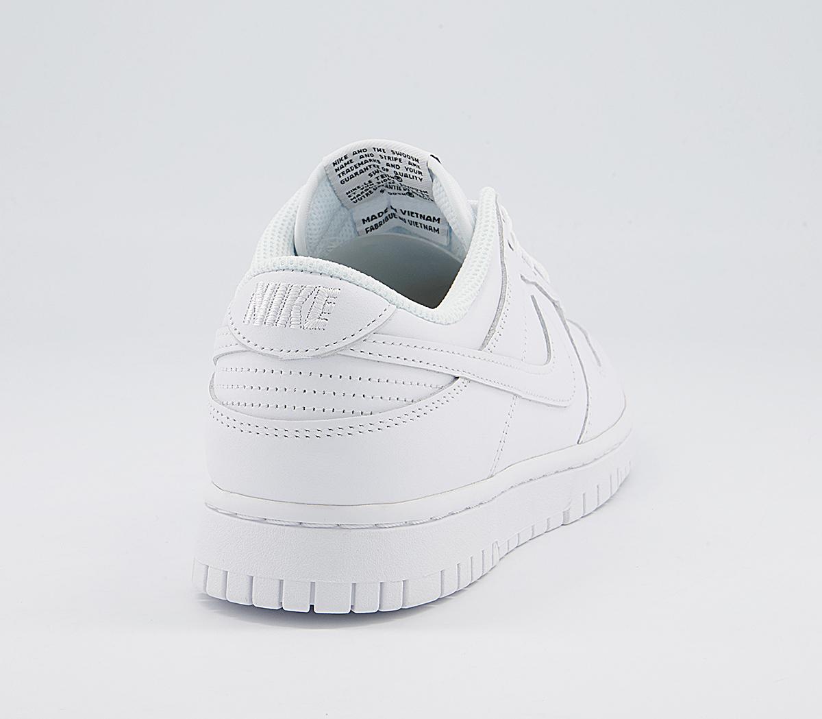 Nike Dunk Low Trainers Nike Dunk Low Trainers White White White