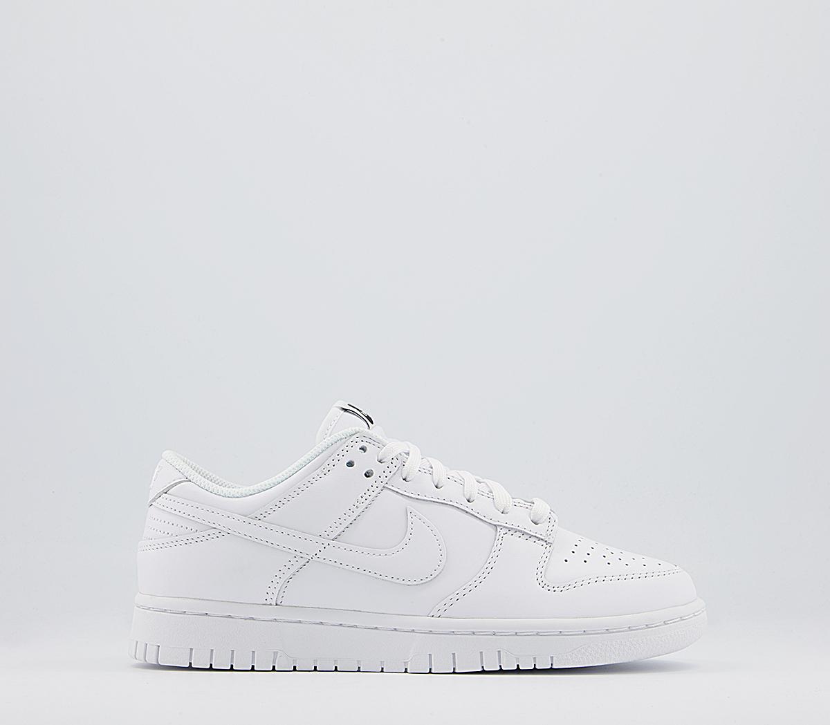 nike all white womens trainers