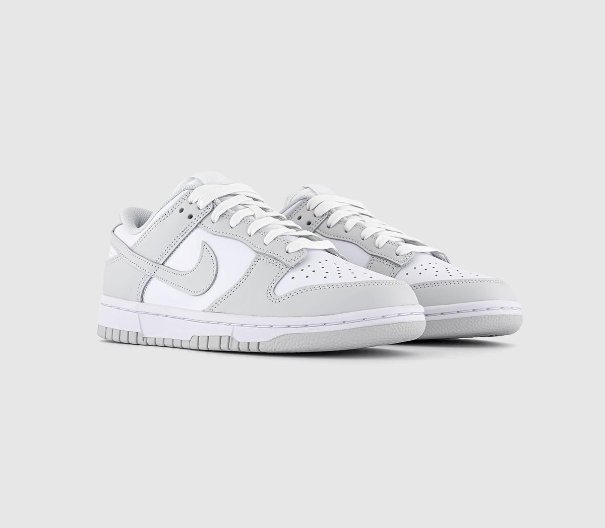 Nike Dunk Low Trainers Photon Dust White/Grey, 9