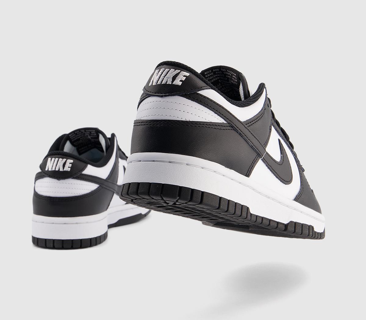 Nike Dunk Low Trainers White Black White F - Women's Trainers