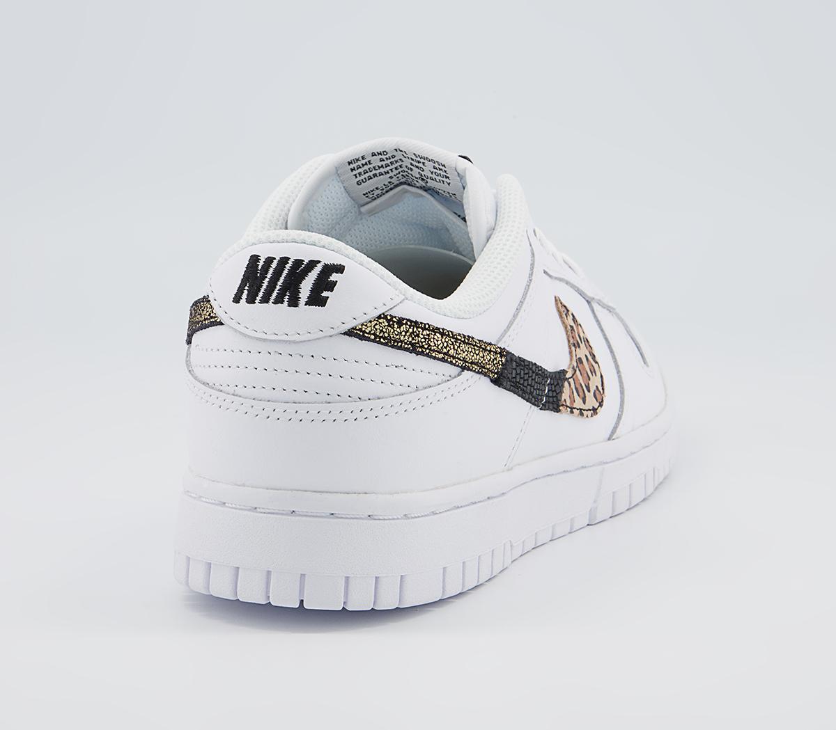 Nike Dunk Low Trainers Nike Dunk Low Trainers White Leopard White
