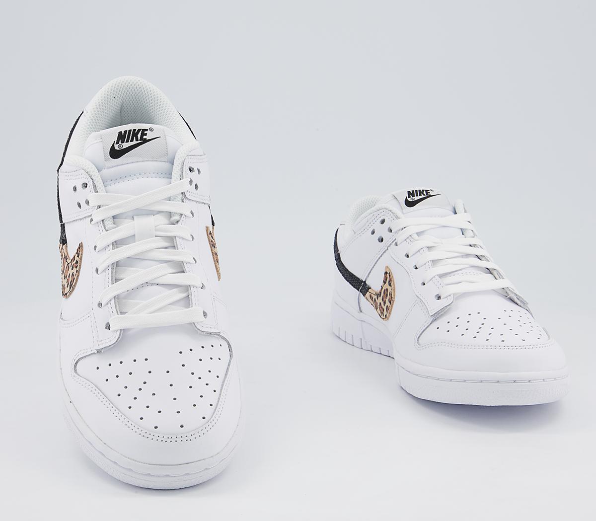 Nike Dunk Low Trainers Nike Dunk Low Trainers White Leopard White