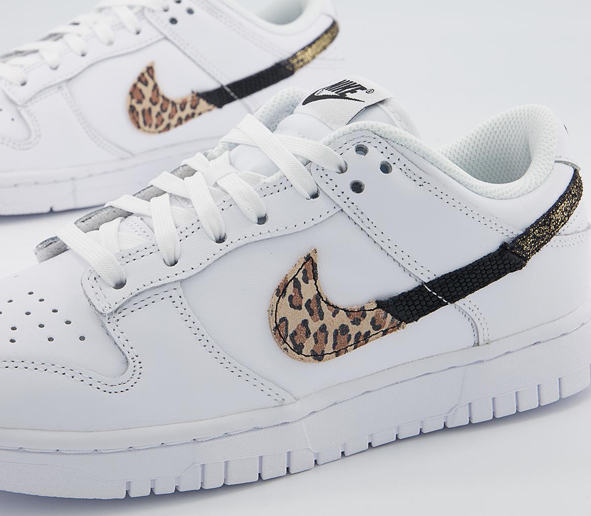 Nike Dunk Low Trainers Nike Dunk Low Trainers White Leopard White
