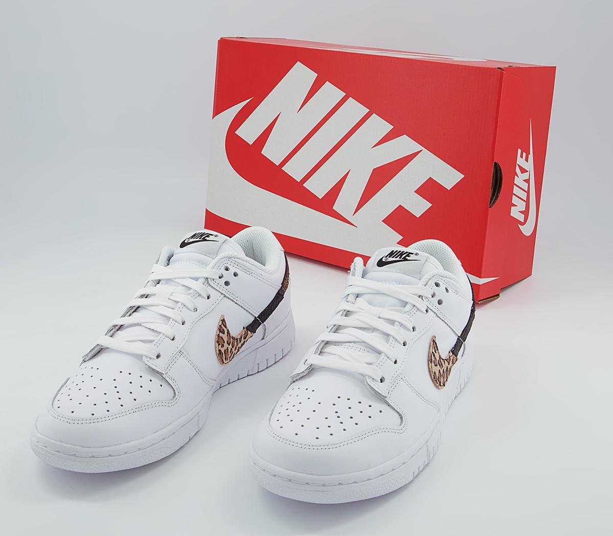 Nike Dunk Low Trainers Nike Dunk Low Trainers White Leopard White