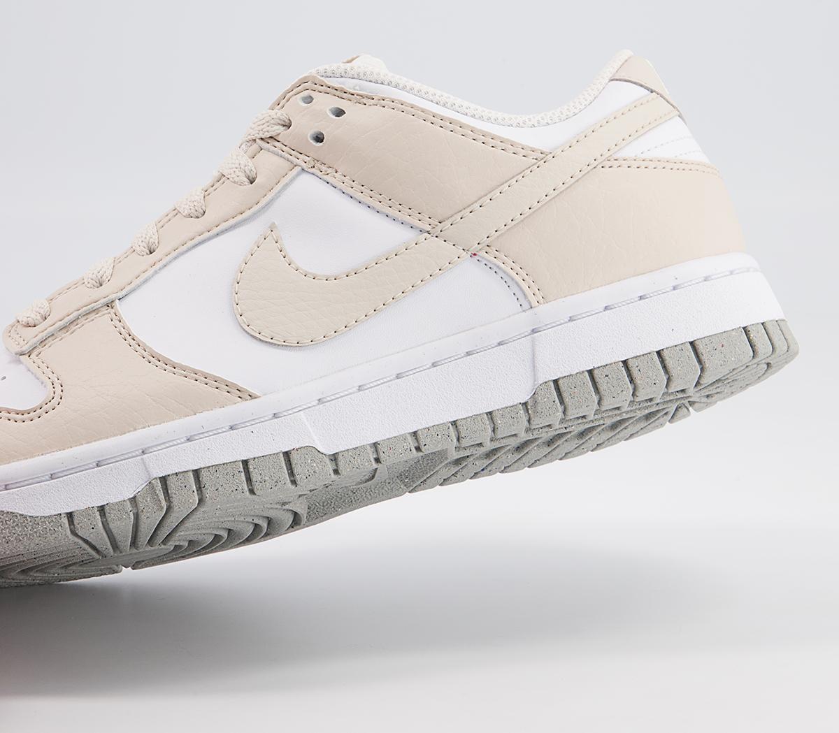 Nike Dunk Low Trainers White Light Orewood Brown - Nike Dunk