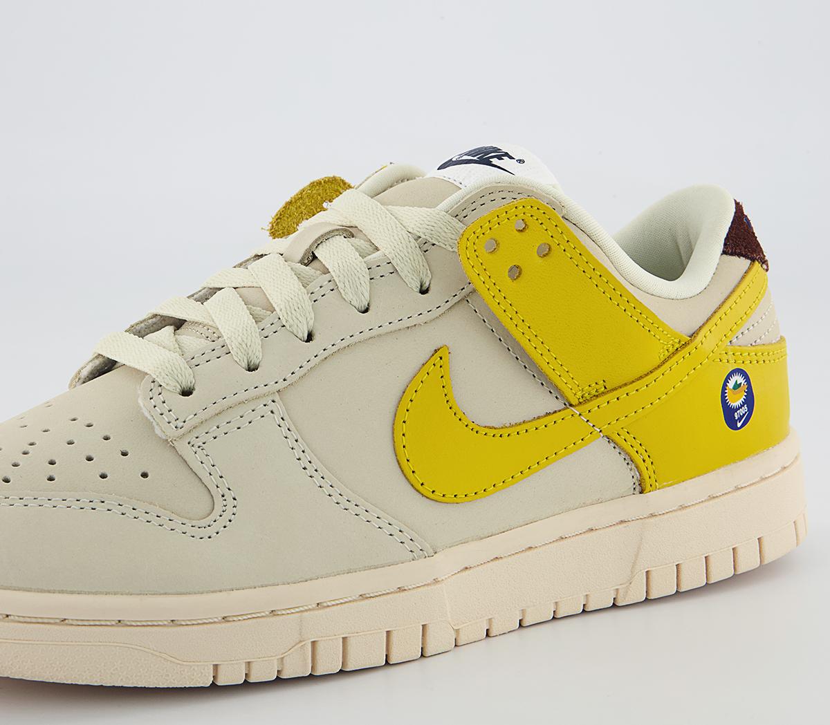Nike Dunk Low Trainers Nike Dunk Low Trainers Coconut Milk Vivid Sulfur Cacao Wow