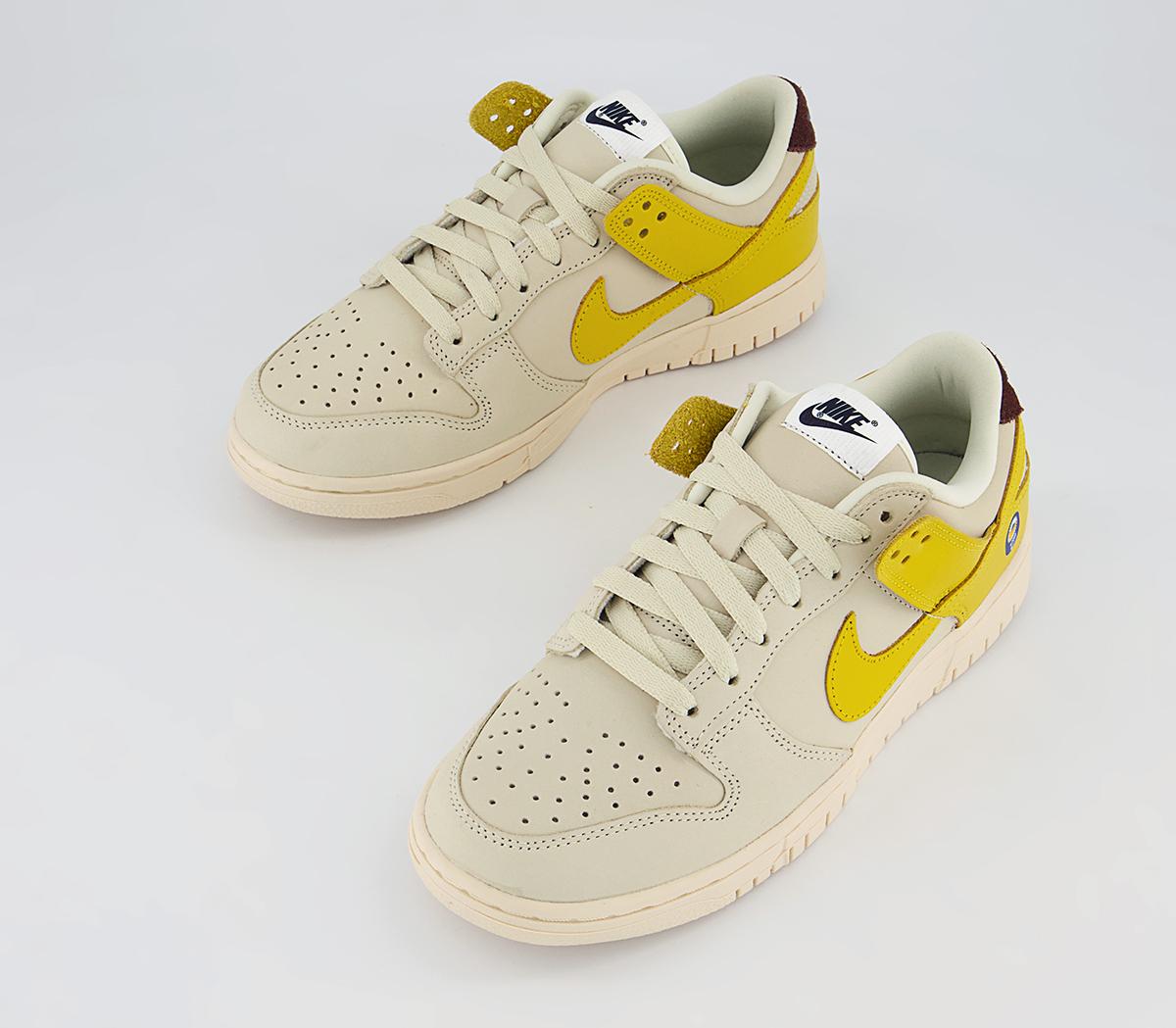 Nike Dunk Low Trainers Nike Dunk Low Trainers Coconut Milk Vivid Sulfur Cacao Wow