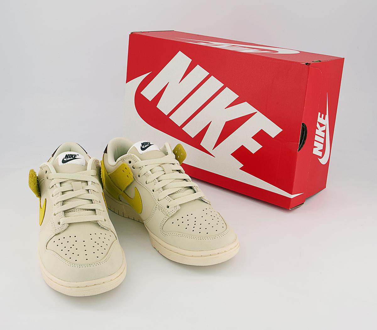Nike Dunk Low Trainers Nike Dunk Low Trainers Coconut Milk Vivid Sulfur Cacao Wow