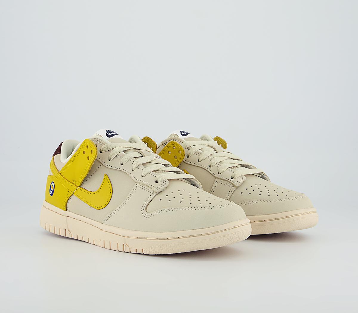 Nike Dunk Low Trainers Nike Dunk Low Trainers Coconut Milk Vivid Sulfur Cacao Wow