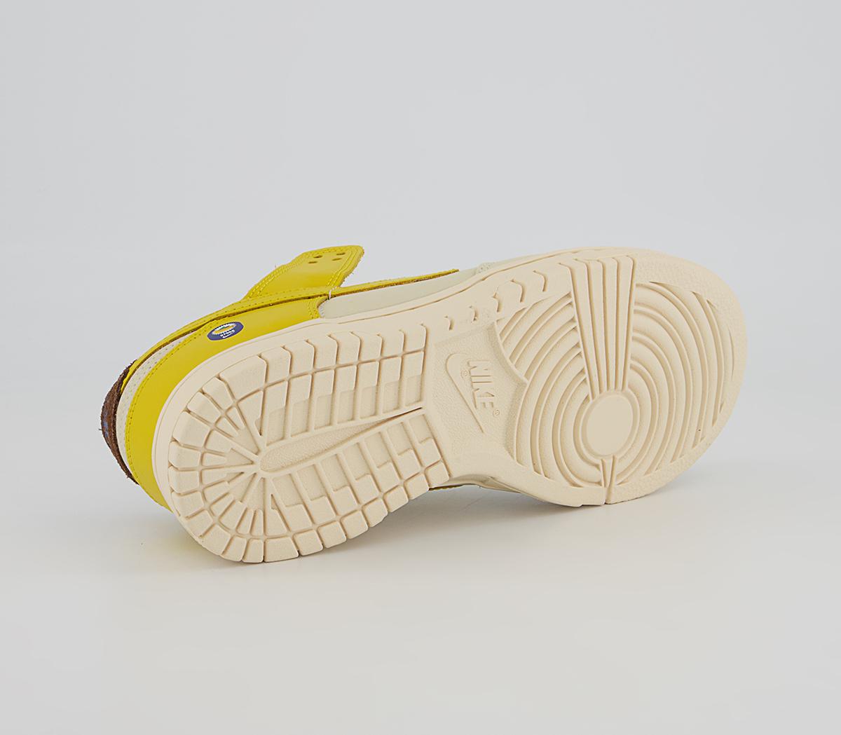 Nike Dunk Low Trainers Nike Dunk Low Trainers Coconut Milk Vivid Sulfur Cacao Wow