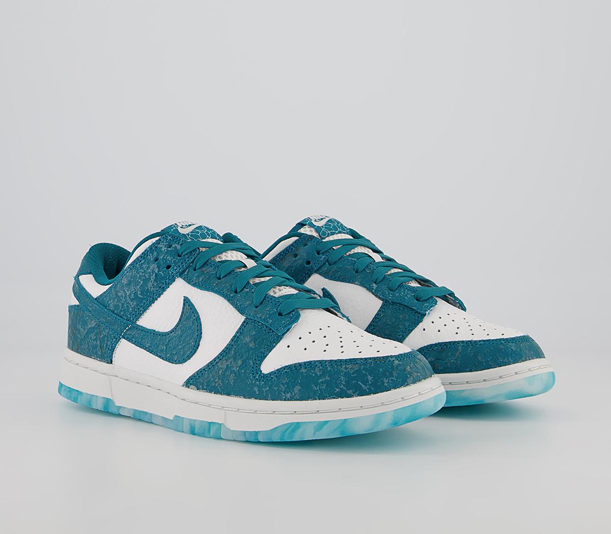 Nike Dunk Low Trainers Summit White Bright Spruce Nike Dunk