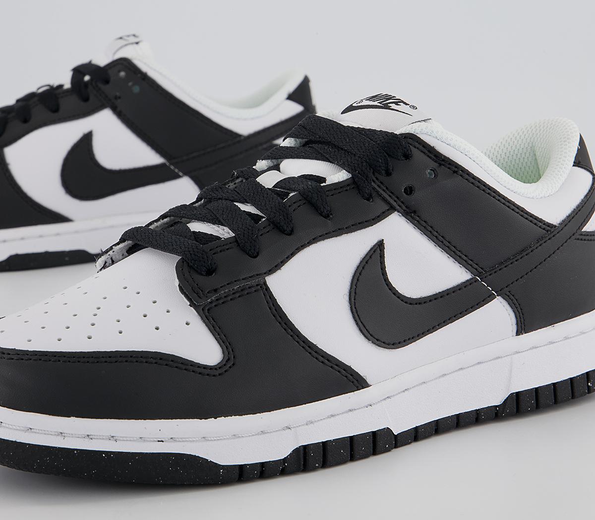 Nike Dunk Low Trainers White Black Next Nature - Women's Trainers