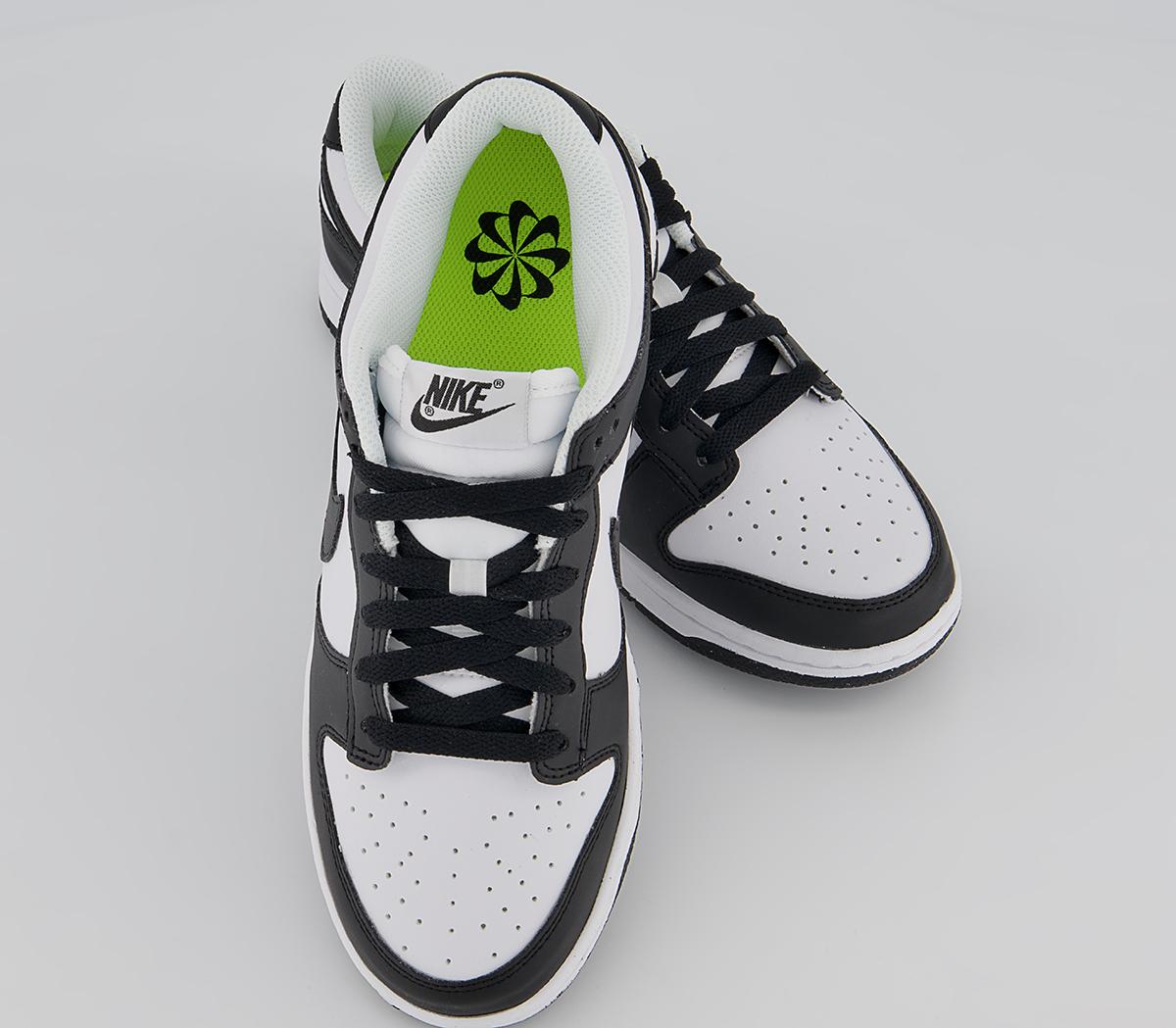 NikeDunk Low TrainersWhite Black Next Nature
