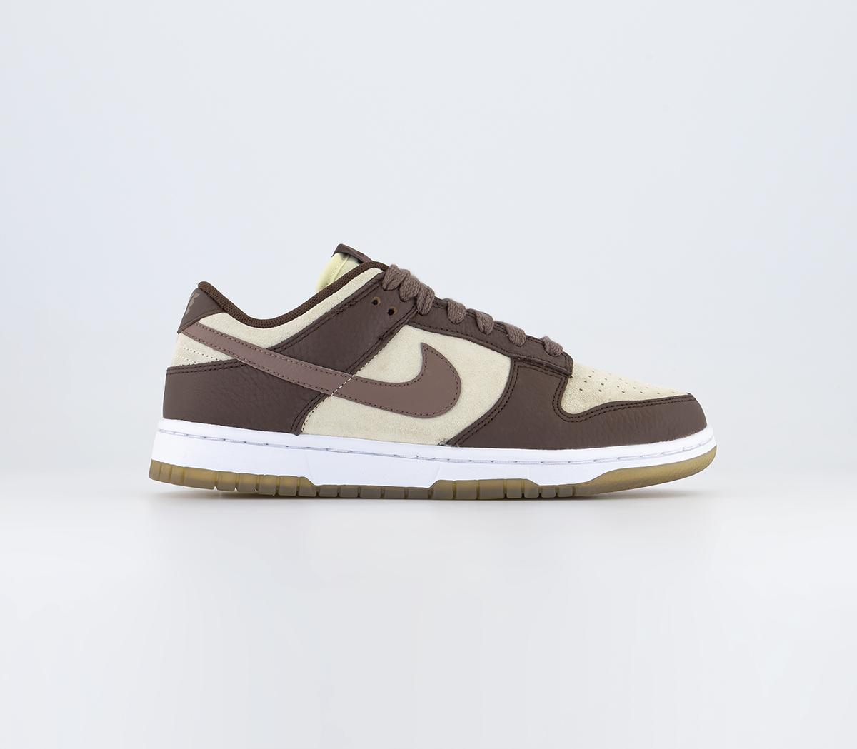 Nike Dunk Low Trainers Coconut Milk Plum Eclipse Earth Gum Light Brown Wh Men s Trainers