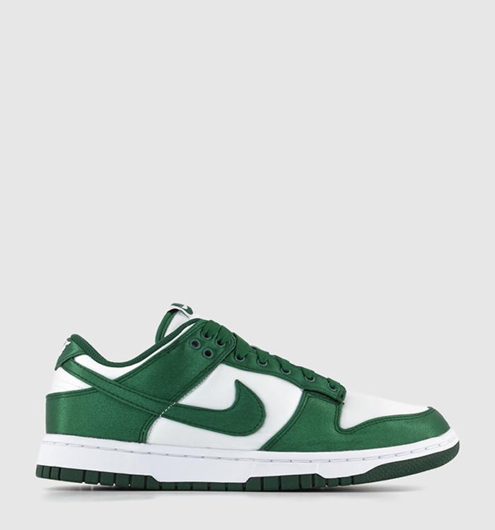 Nike Dunk Low Trainers White Team Green