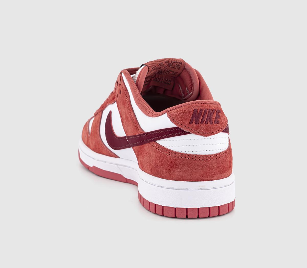 NikeDunk Low TrainersWhite Team Red Dragon Red