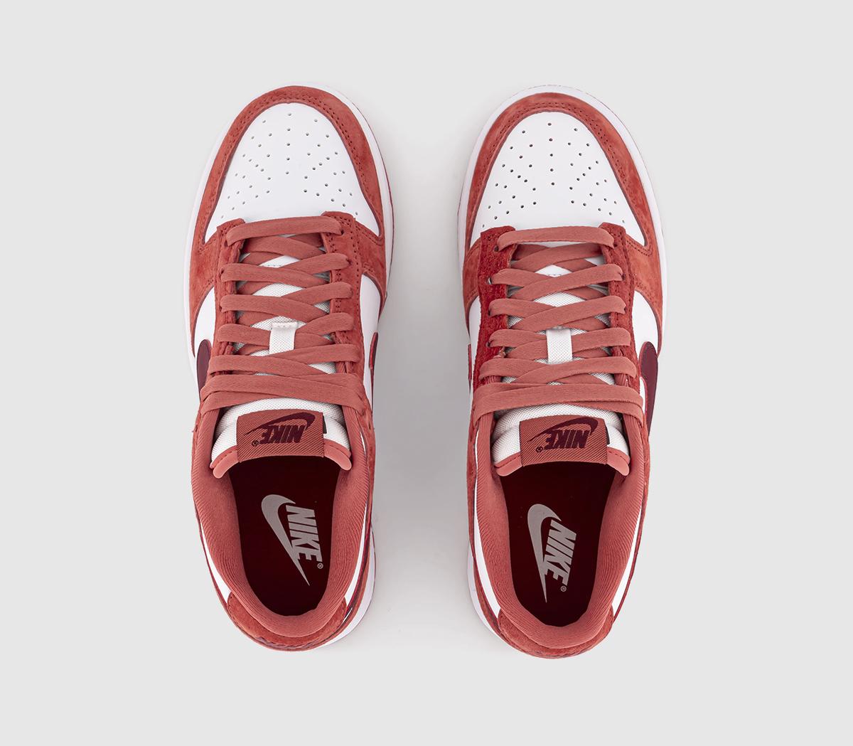 NikeDunk Low TrainersWhite Team Red Dragon Red