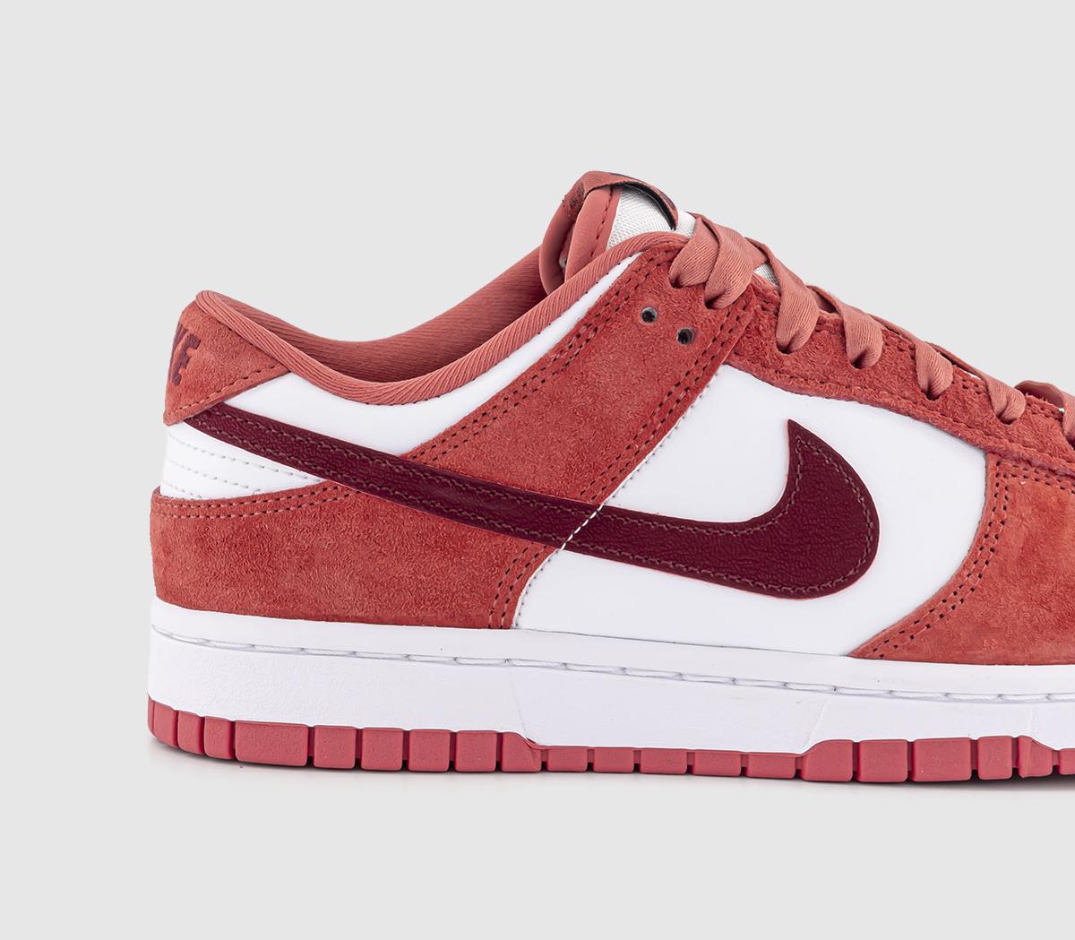 NikeDunk Low TrainersWhite Team Red Dragon Red