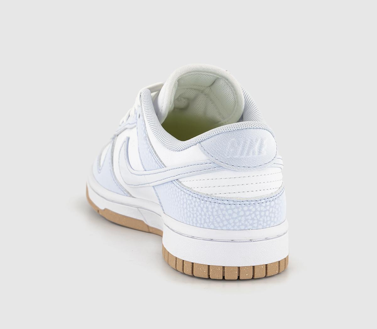 Nike Dunk Low Trainers Nike Dunk Low Trainers White Football Grey Gum Light Brown