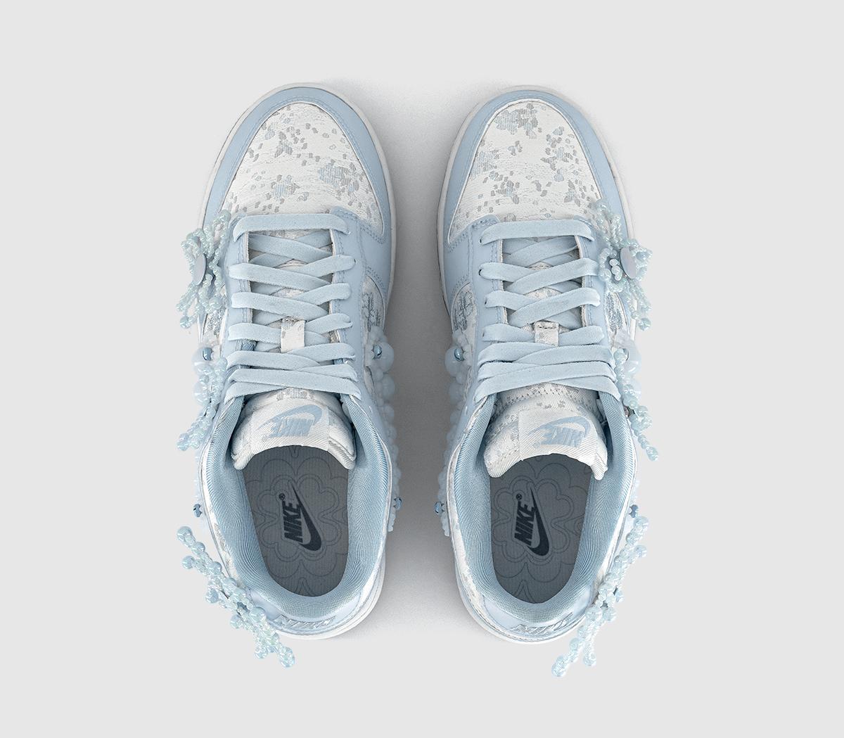 NikeDunk Low TrainersSummit White Blue Tint Wolf Grey
