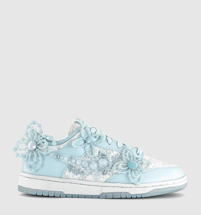 Nike Dunk Low Trainers Harris Tweed Black White - Women's