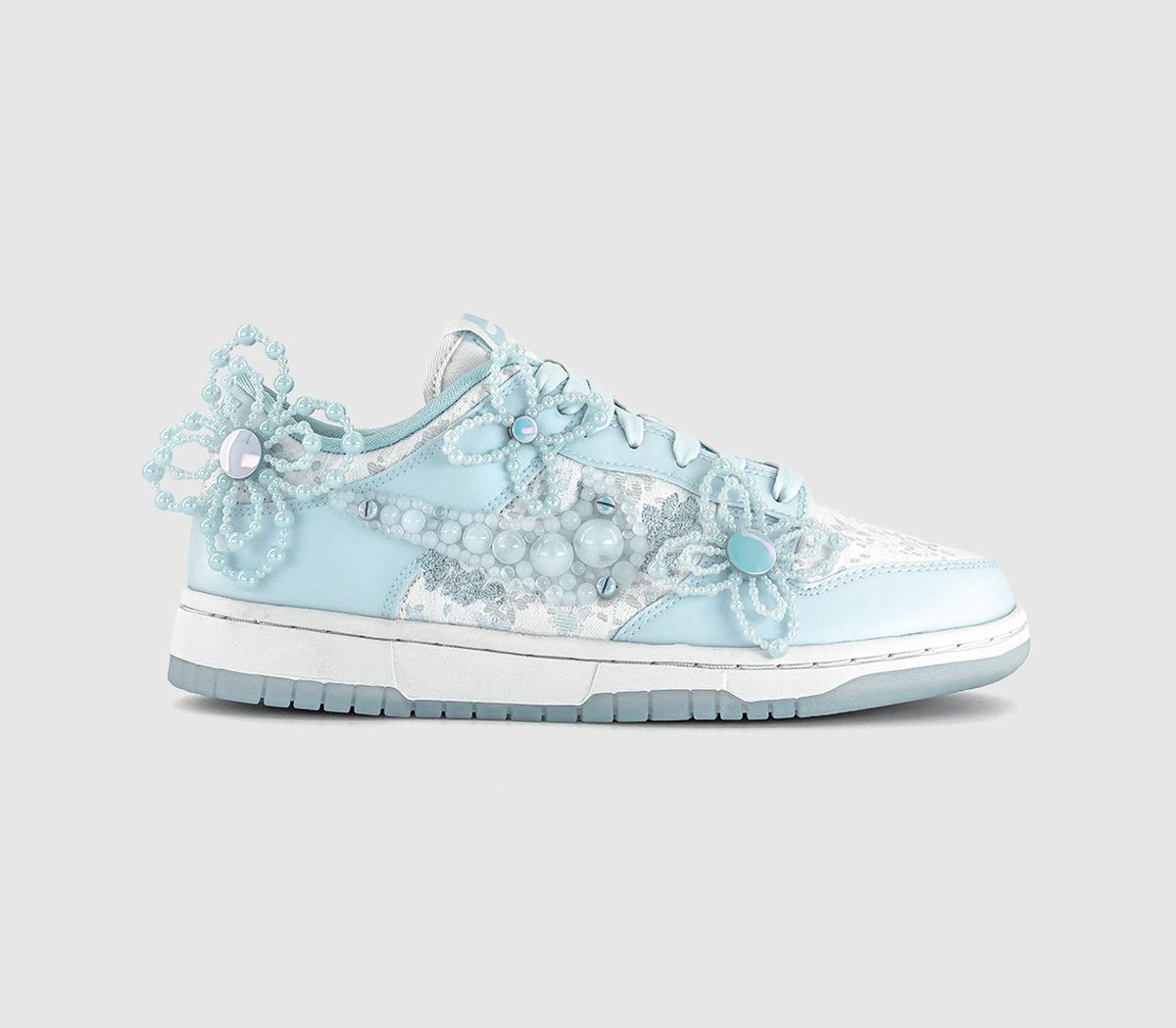 NikeDunk Low TrainersSummit White Blue Tint Wolf Grey
