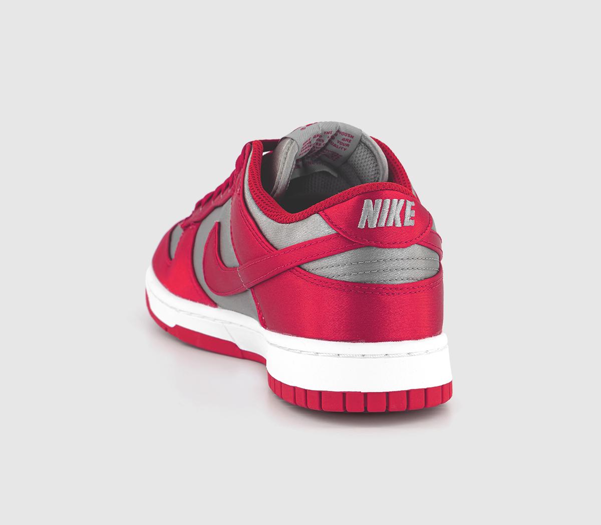 NikeDunk Low TrainersMedium Grey Varsity Red White