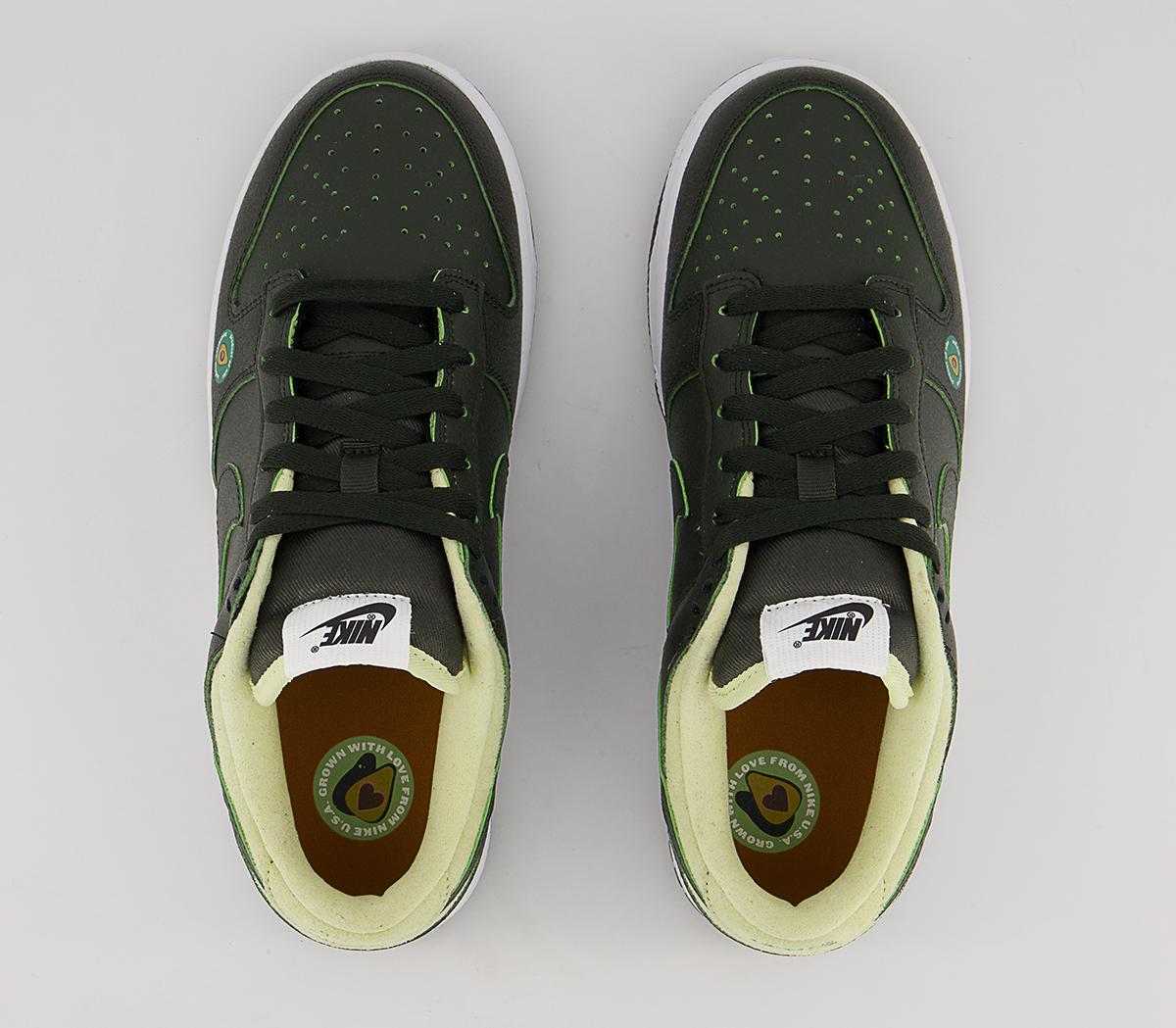 Nike Dunk Low Trainers Nike Dunk Low Trainers Sequoia Sequoia Zinnia Eucalyptus Fog