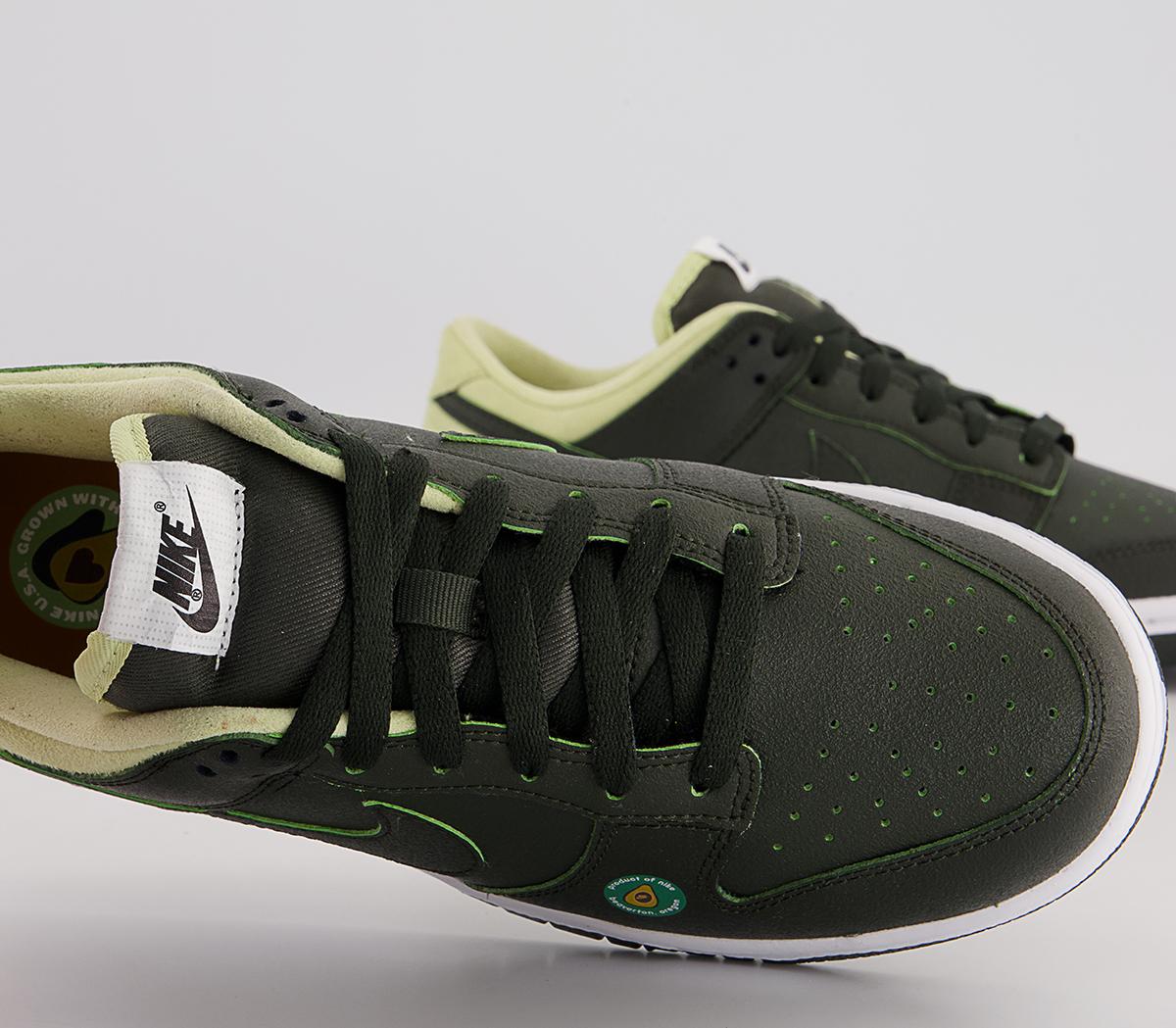 Nike Dunk Low Trainers Nike Dunk Low Trainers Sequoia Sequoia Zinnia Eucalyptus Fog