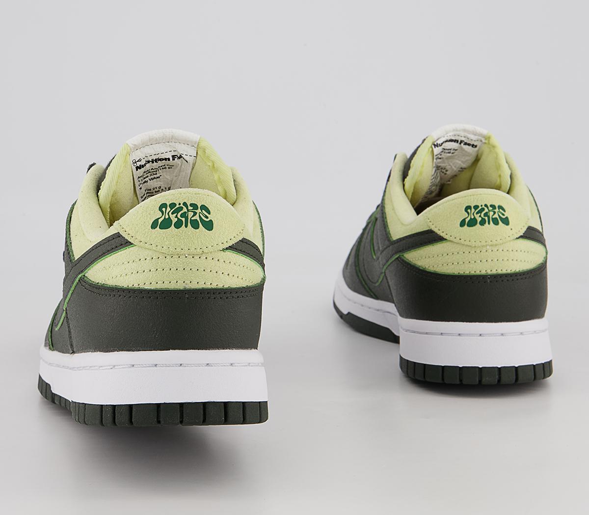 Nike Dunk Low Trainers Nike Dunk Low Trainers Sequoia Sequoia Zinnia Eucalyptus Fog