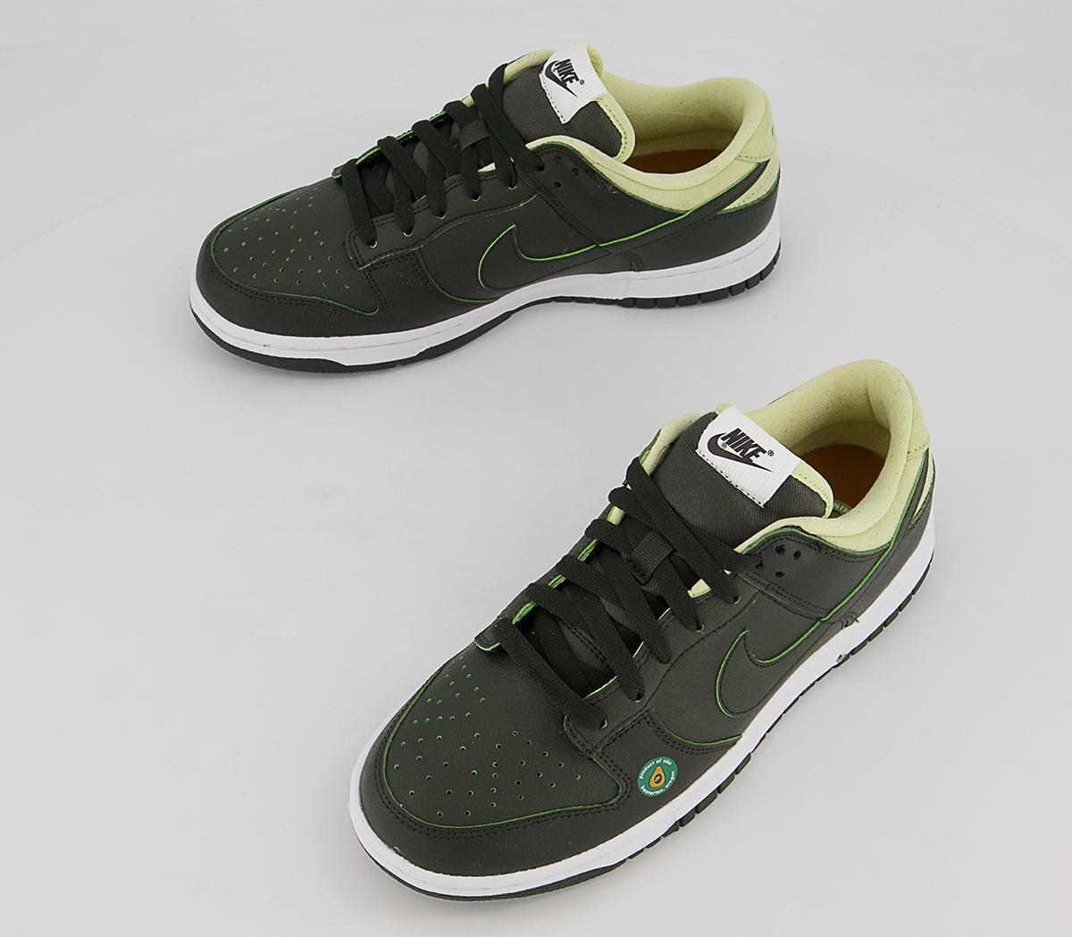 Nike Dunk Low Trainers Nike Dunk Low Trainers Sequoia Sequoia Zinnia Eucalyptus Fog