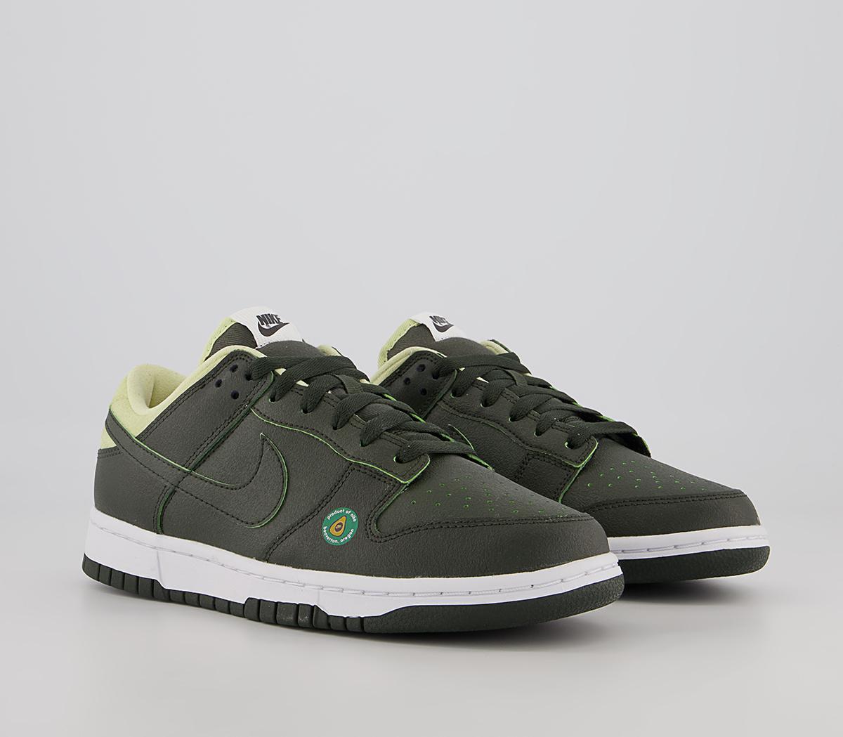 Nike Dunk Low Trainers Nike Dunk Low Trainers Sequoia Sequoia Zinnia Eucalyptus Fog