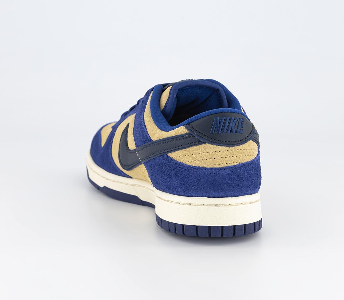 NikeDunk Low TrainersDeep Royal Blue Dark Obsidian Sesame Midnight Navy