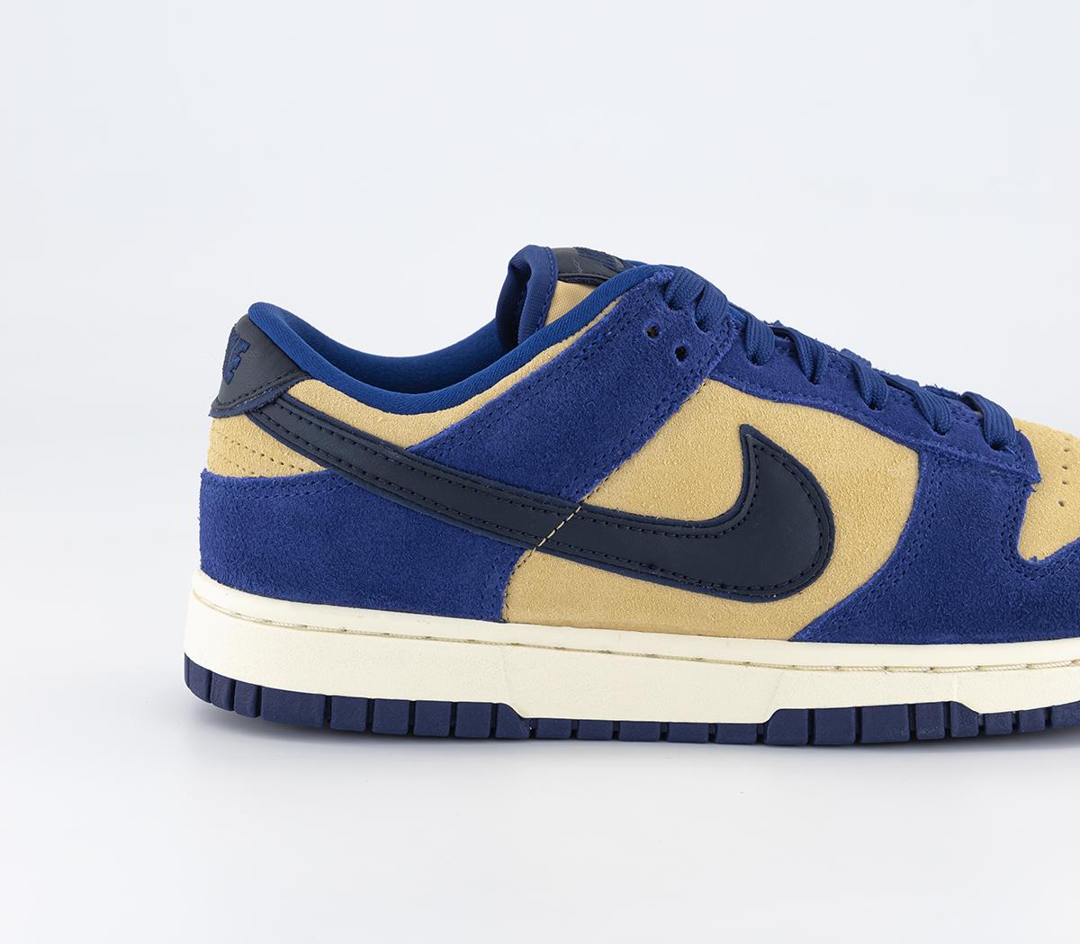 NikeDunk Low TrainersDeep Royal Blue Dark Obsidian Sesame Midnight Navy