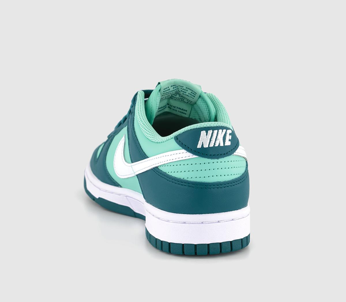 NikeDunk Low TrainersGeode Teal White Emerald Rise