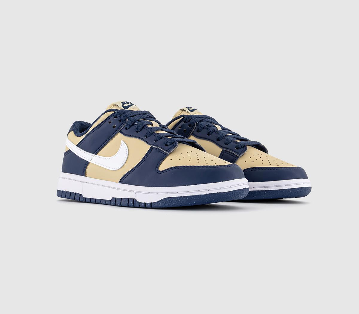 NikeDunk Low TrainersMidnight Navy White Team Gold