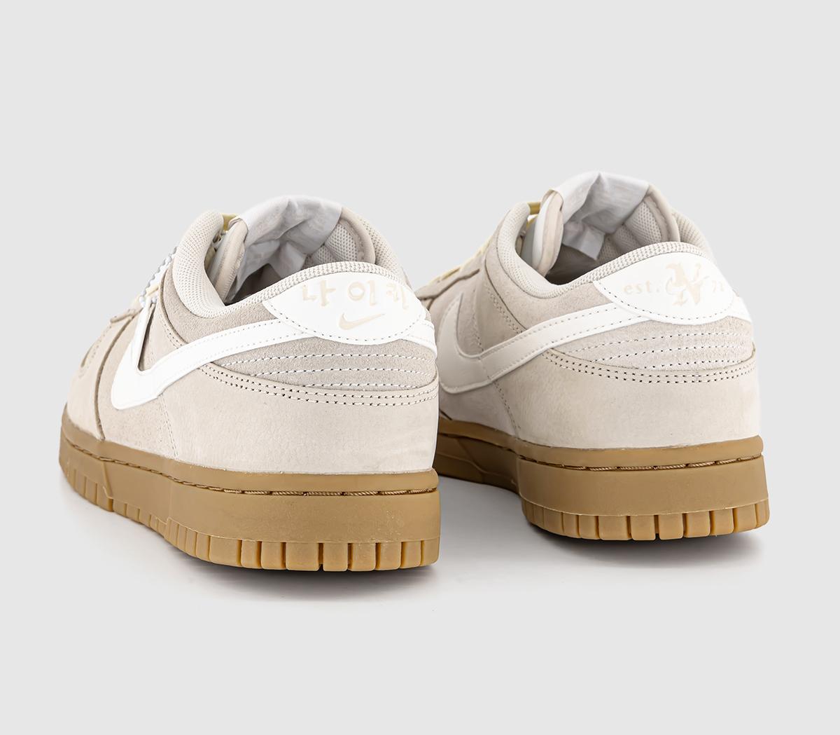 Nike Dunk Low Trainers Light Orewood Brown Sail Gum Light Brown