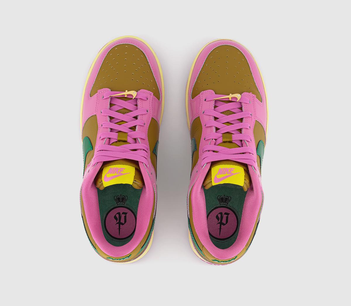 NikeDunk Low TrainersPlayful Pink Multi Color Bronzine