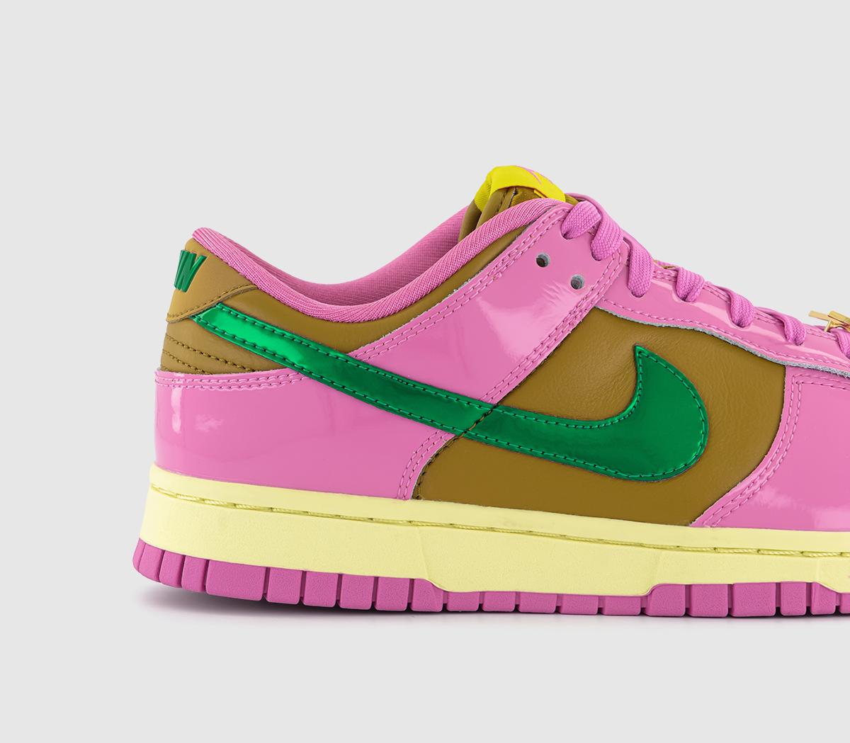 NikeDunk Low TrainersPlayful Pink Multi Color Bronzine