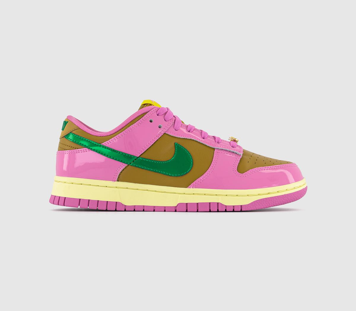 Dunk Low Trainers Playful Pink Multi Color Bronzine