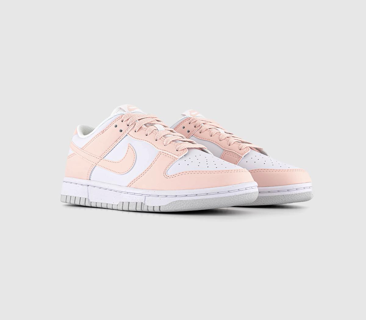 NikeDunk Low TrainersWhite Pale Coral