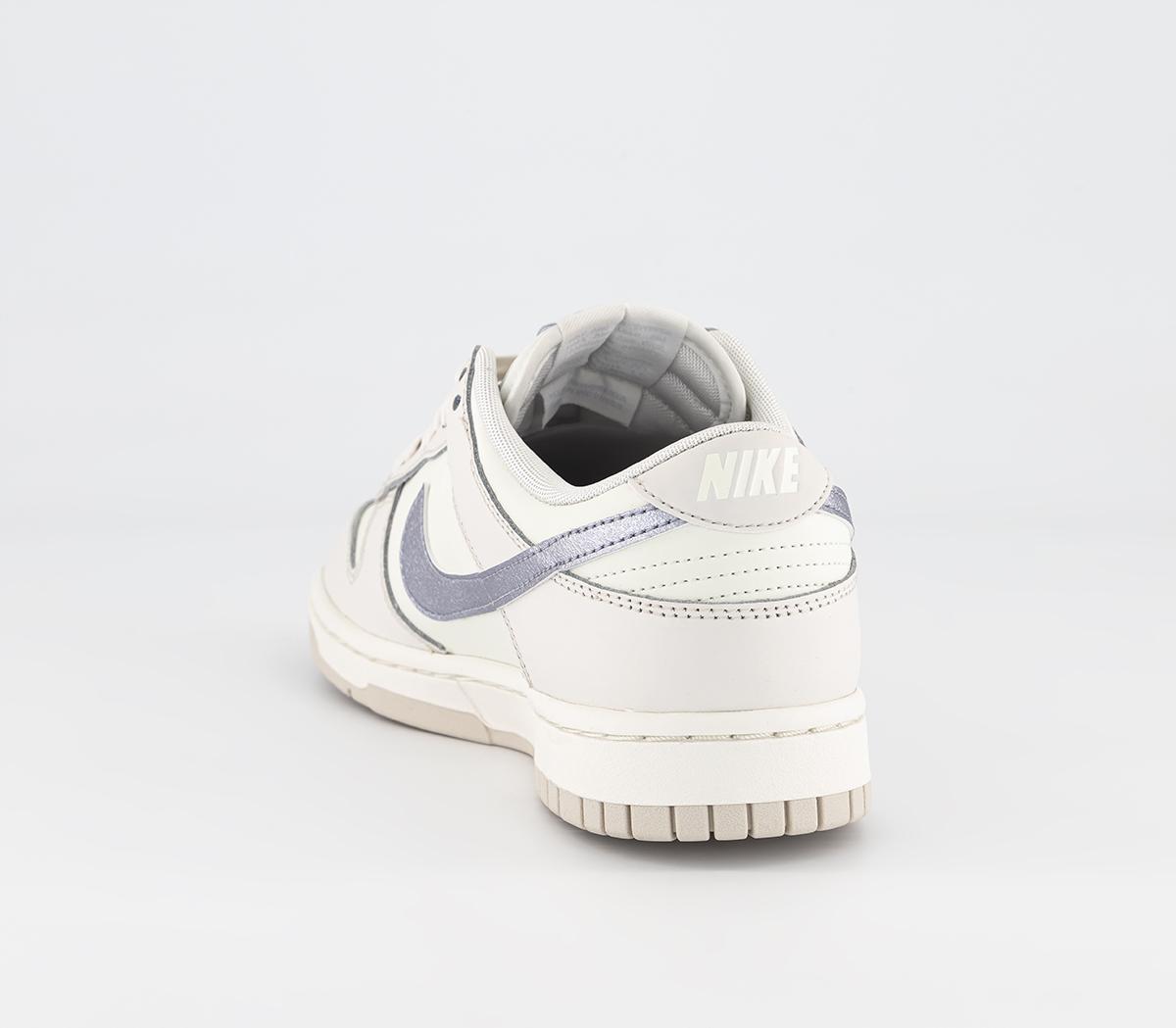 NikeDunk Low Trainer Sail Oxygen Purple Phantom