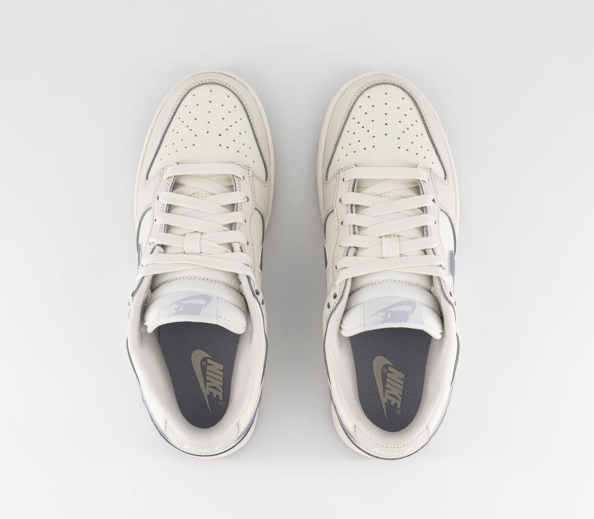 NikeDunk Low Trainer Sail Oxygen Purple Phantom