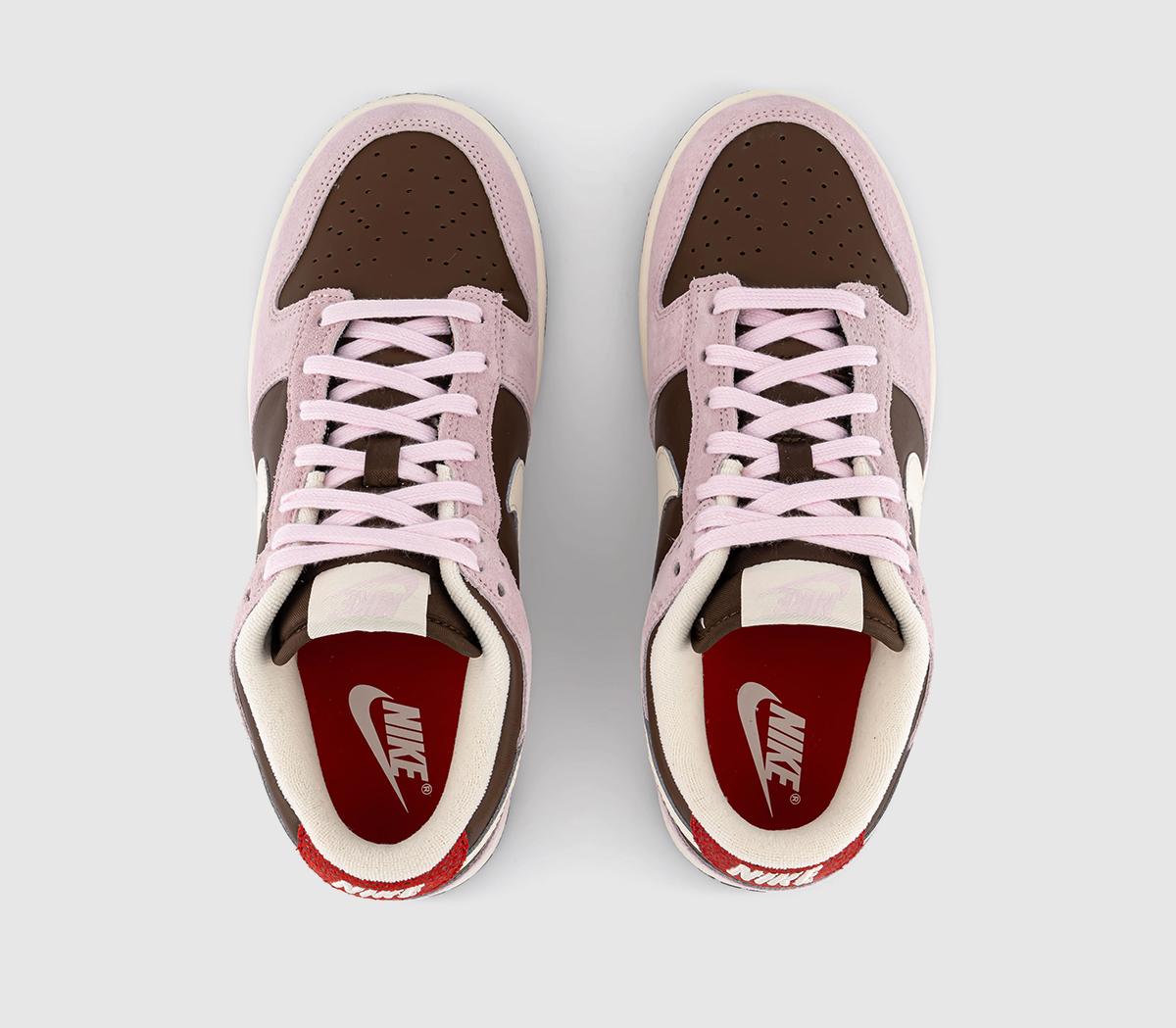 NikeDunk Low TrainersCacao Wow Pale Ivorypink Foam