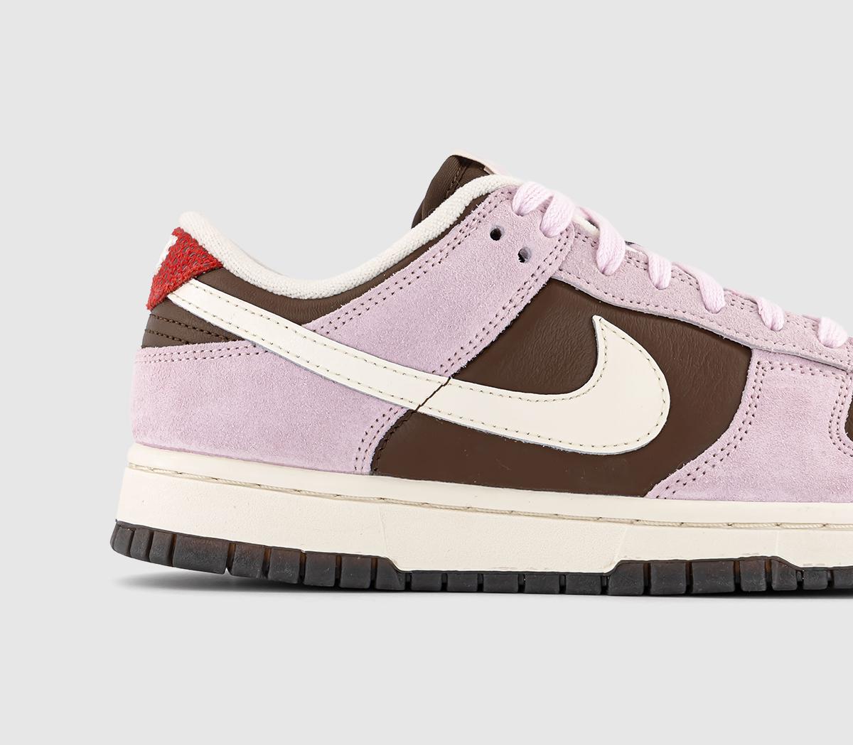 NikeDunk Low TrainersCacao Wow Pale Ivorypink Foam