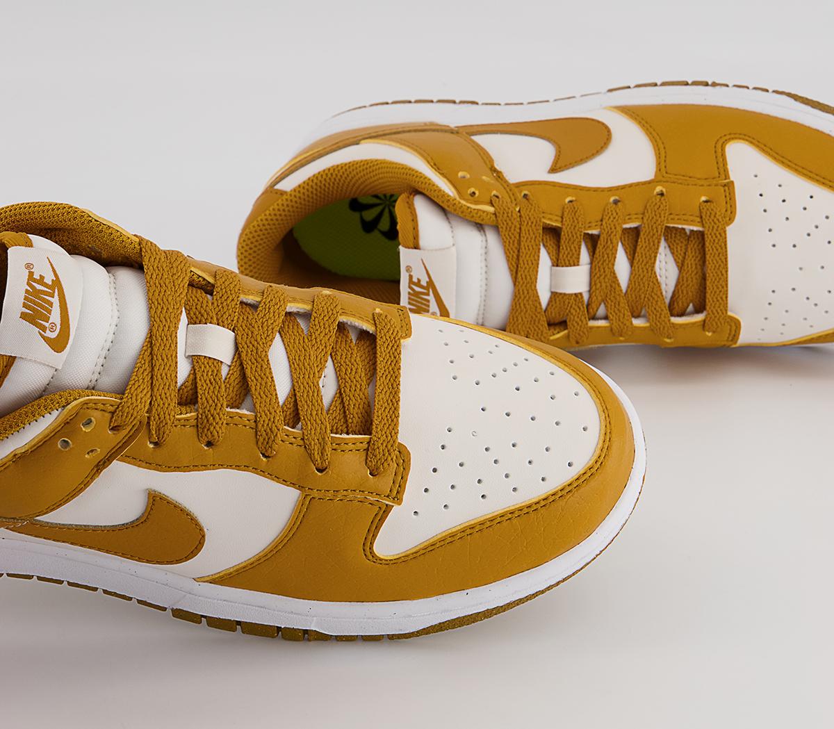 nike dunk gold suede