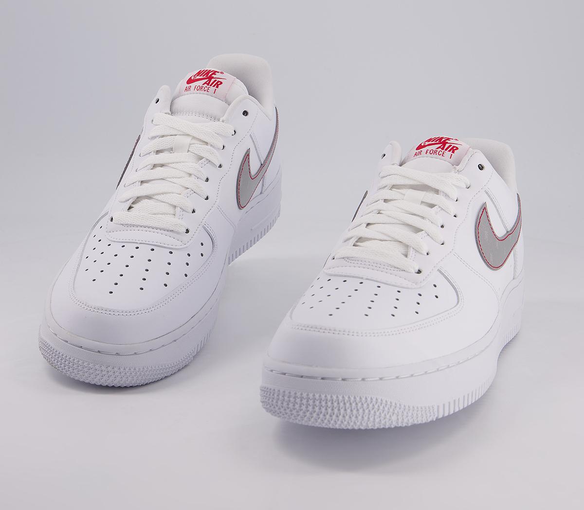 air force 1 07 trainers anthracite black uni red black
