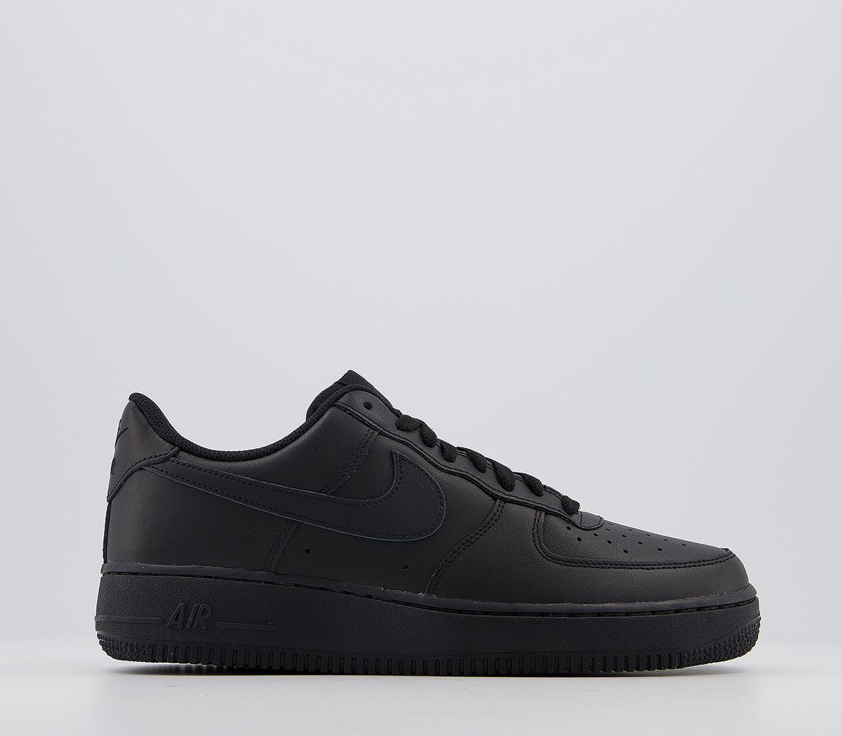 Nike Air Force 1 Trainers Black - Unisex Sports