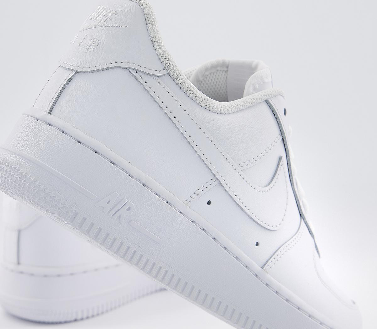 Nike Air Force 1 Trainers White Unisex Sports