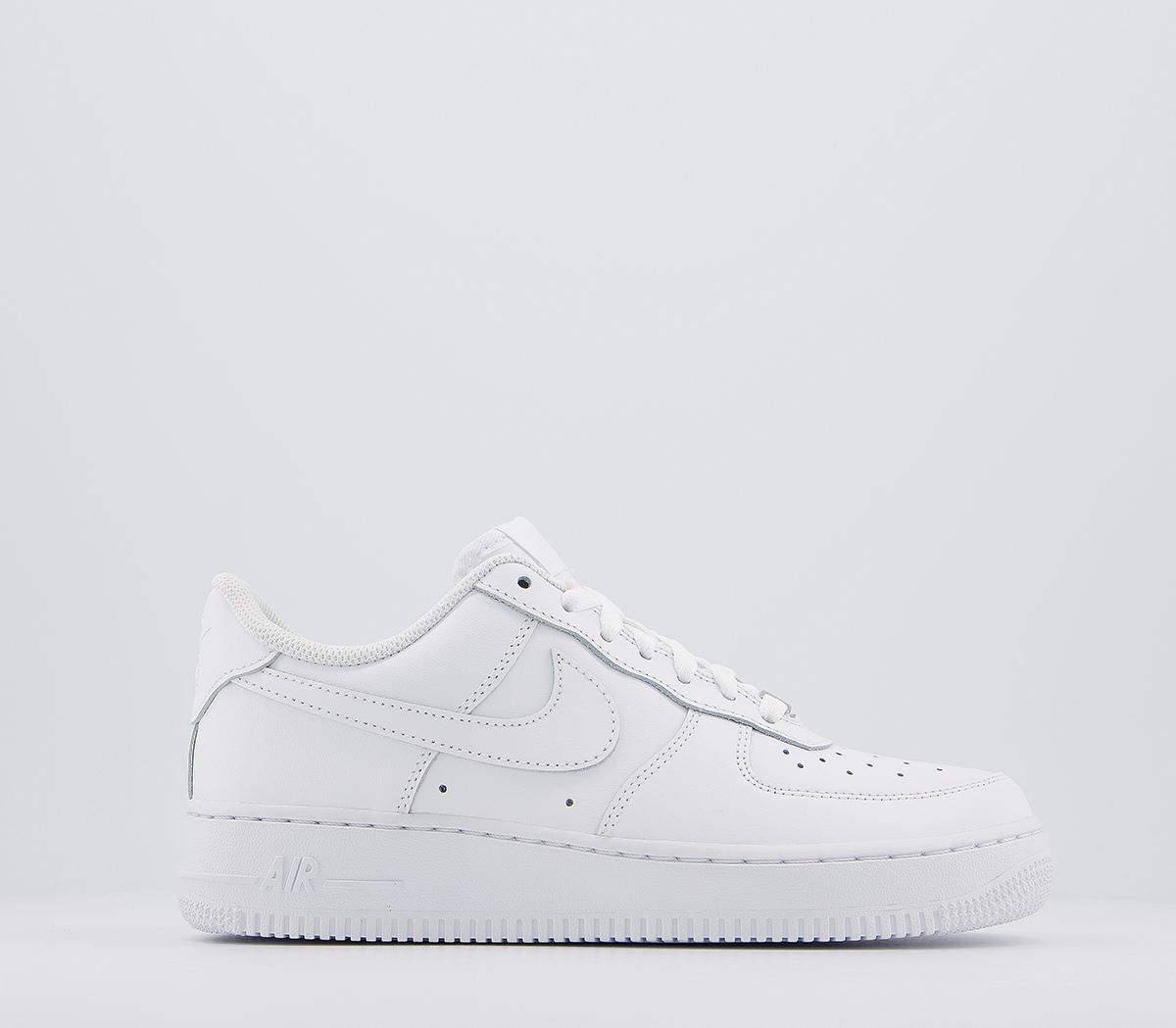 white airforce 1 trainers